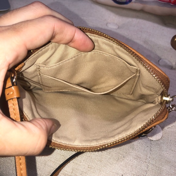 Coach Brown Leather Wristlet Wallet Excellent Condition - Picture 6 of 10